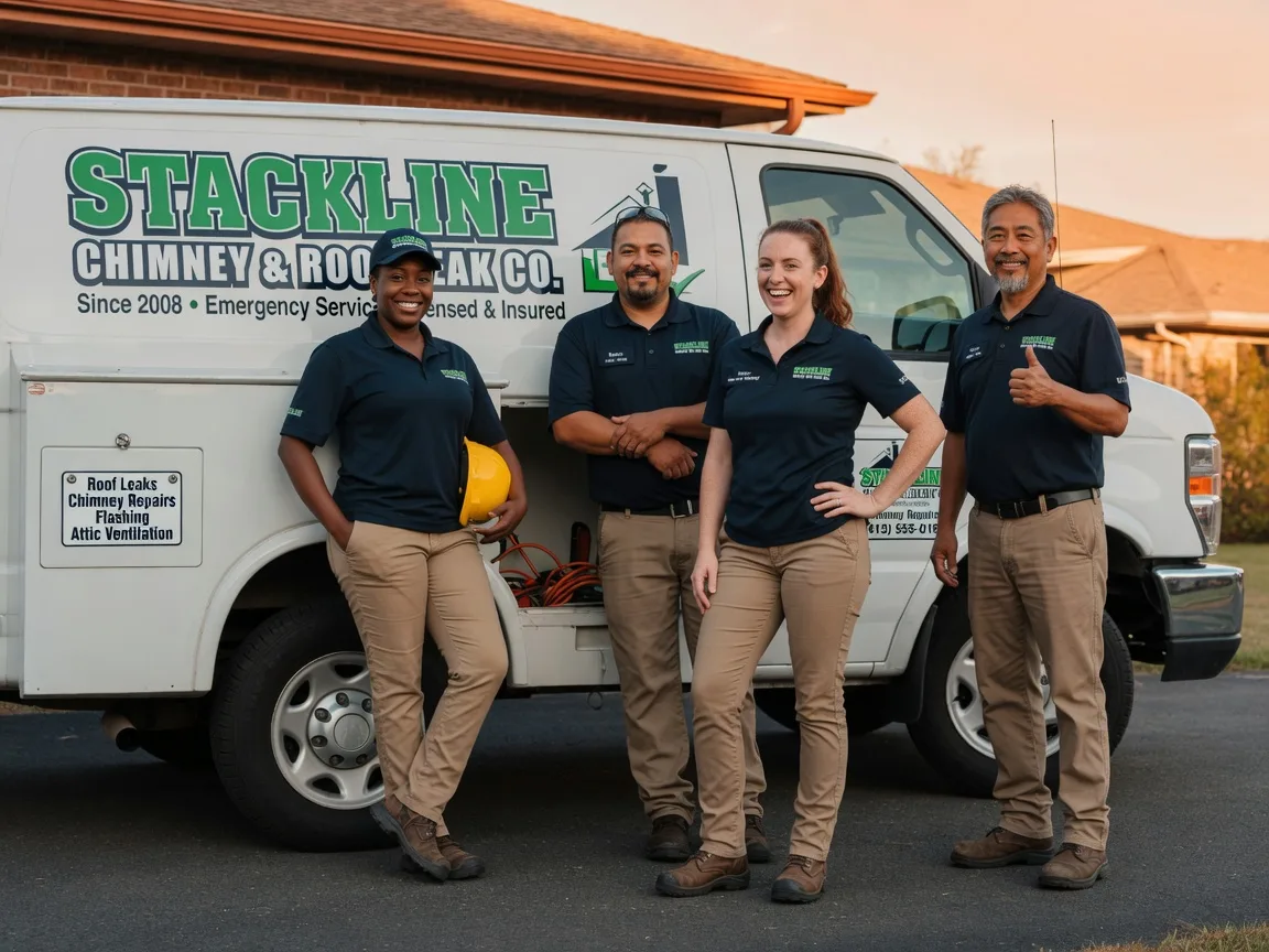 Chimney flashing repair company in Shade, OH